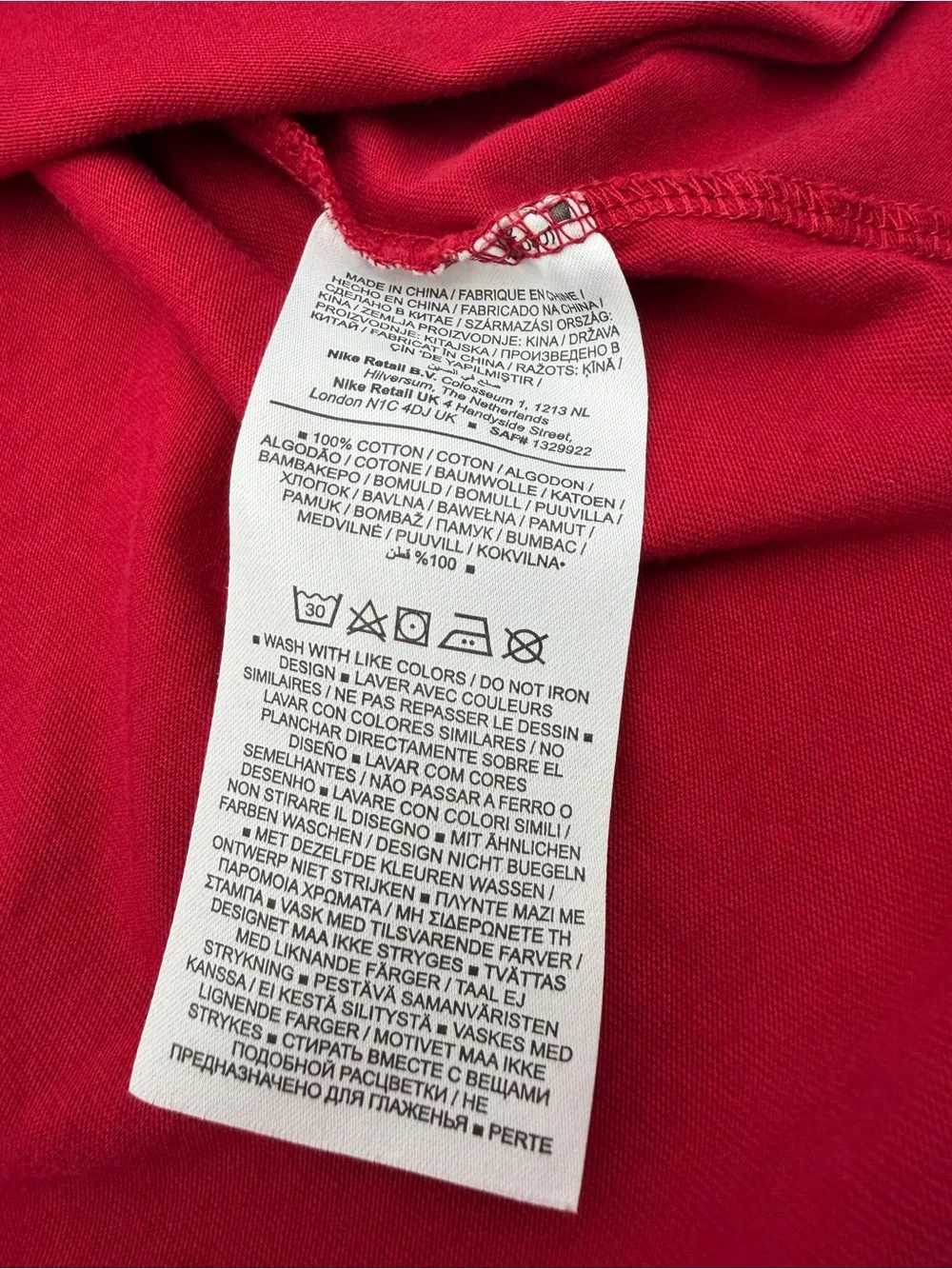 Nike LeBron x Liverpool F.C. Long-Sleeve Shirt FD4024-608 SIZE MENS LARGE